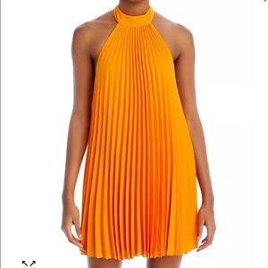 Alice and Olivia Halter Mini Dress